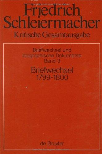 Cover for Friedrich Daniel Ernst Schleiermacher: Kritische Gesamtausgabe 