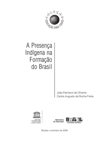 Cover for A presença indígena na formação do Brasil