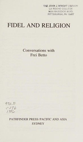 Cover for Fidel and Religion Conversations With Frei