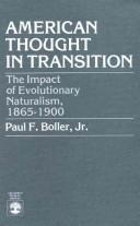 Cover for American thought in transition