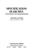 Cover for Specification searches