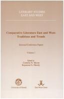 Cover for Comparative Literature  East and West: Traditions and Trends 