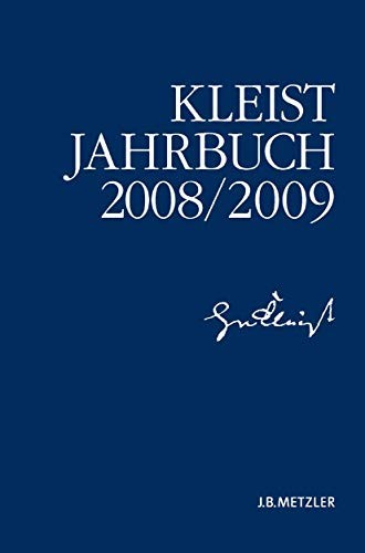 Cover for Kleist-Jahrbuch 2008/09