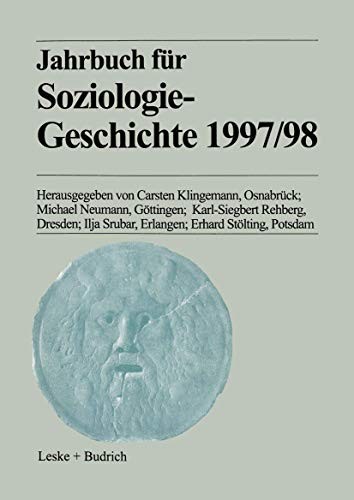 Cover for Jahrbuch für Soziologiegeschichte 1997/98