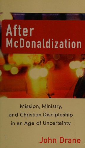 Cover for After mcdonaldization