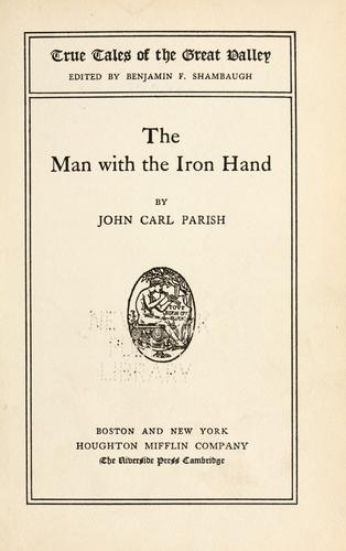 Cover for The man with the iron hand