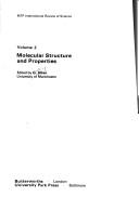 Cover for Molecular structure and properties.