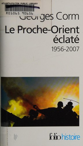 Cover for Le Proche-Orient éclaté