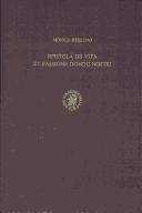 Cover for Epistola de vita et passione Domini Nostri