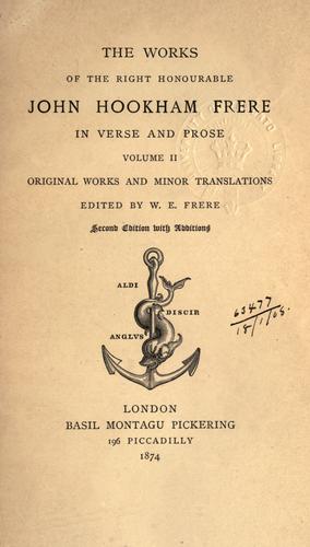 Cover for Works, in verse and prose.