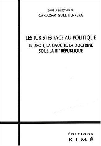 Cover for Les juristes face au politique
