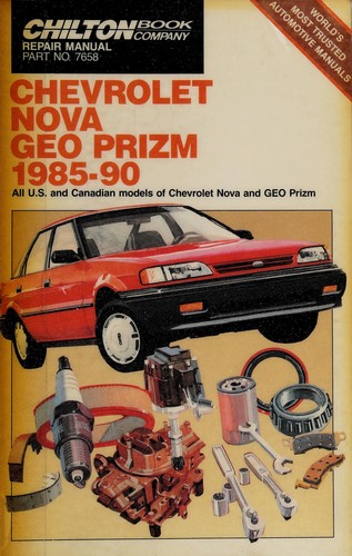 Cover for Chilton Book Company repair & tune-up guide.