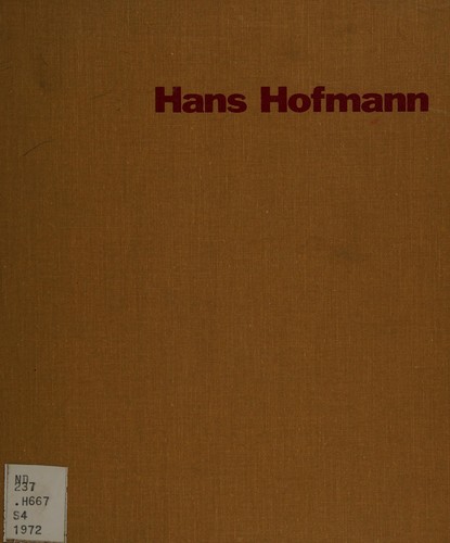Cover for Hans Hofmann