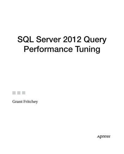 Cover for SQL Server 2012 Query Performance Tuning