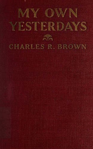 Cover for My own yesterdays.