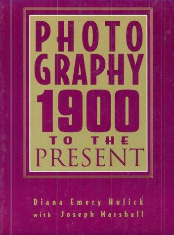 Cover for Photography--1900 to the present