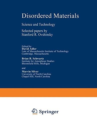 Cover for Disordered Materials