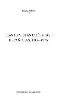 Cover for Las Revistas Poeticas Españolas, 1939-1975/spains Poetic Magazine, 1939-1975