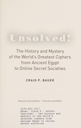 Cover for Unsolved!