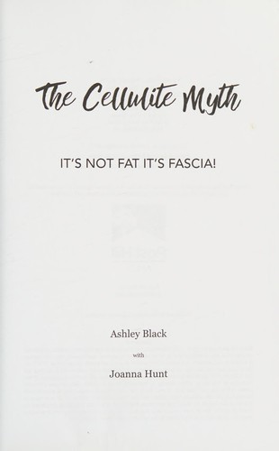 Cover for The cellulite myth