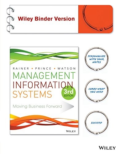 Cover for Management Information Systems