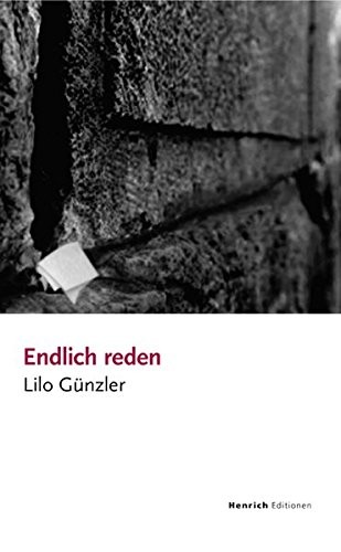 Cover for Endlich Reden
