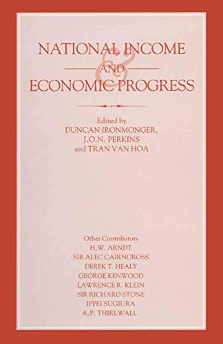 Cover for National Income and Economic Progress