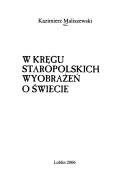 Cover for W kręgu staropolskich wyobrażeń o świecie