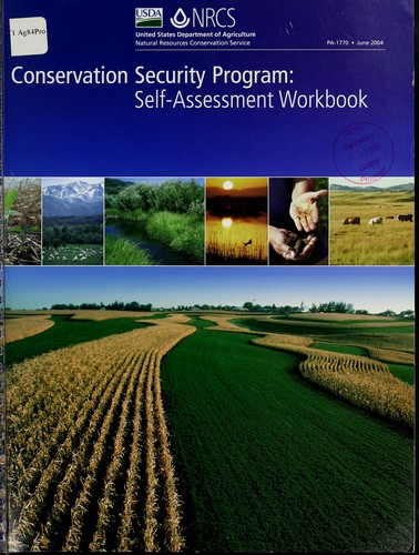 Cover for Conservation Security Program