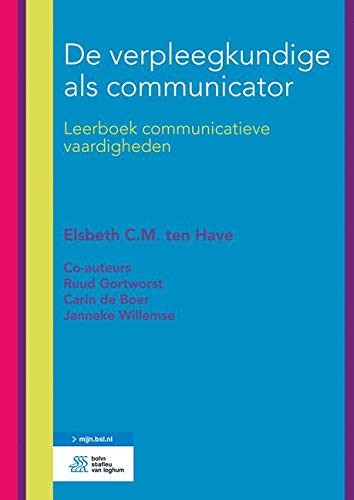 Cover for De verpleegkundige als communicator