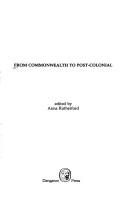Cover for From Commonwealth to post-colonial