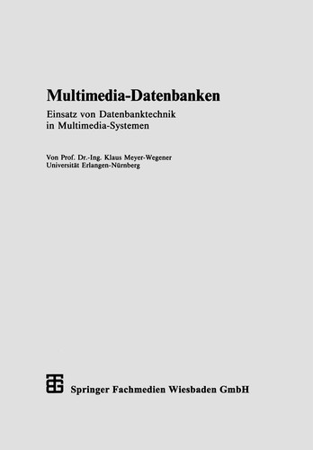 Cover for Multimedia-Datenbanken