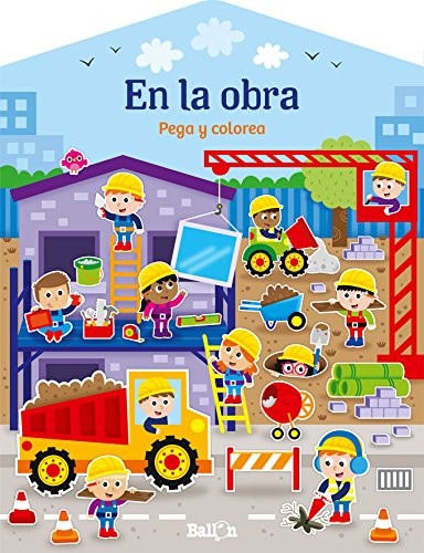 Cover for Casitas - En la obra pega y colorea