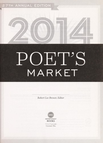 Cover for 2014 poet's market