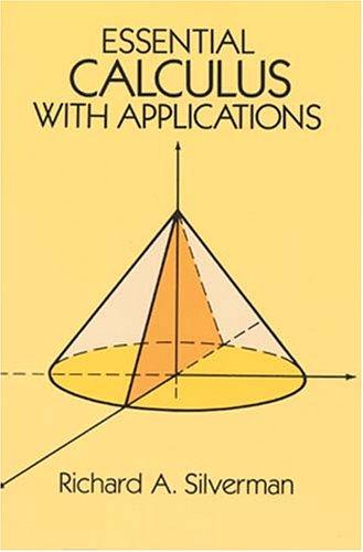 Cover for Essential calculus with applications
