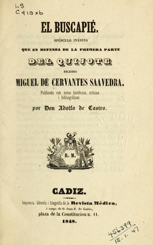 Cover for El buscapié