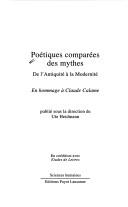 Cover for Poétiques comparées des mythes
