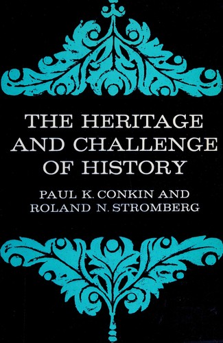 Cover for The heritage and challenge of history
