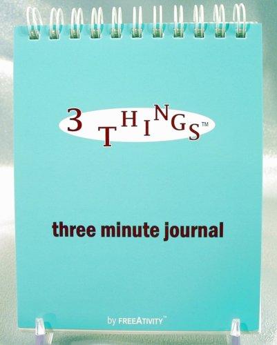 Cover for 3 Things three minute journal