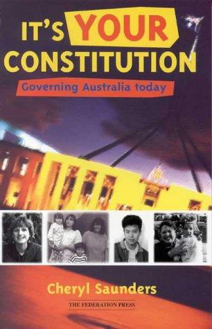 Cover for It's your constitution 