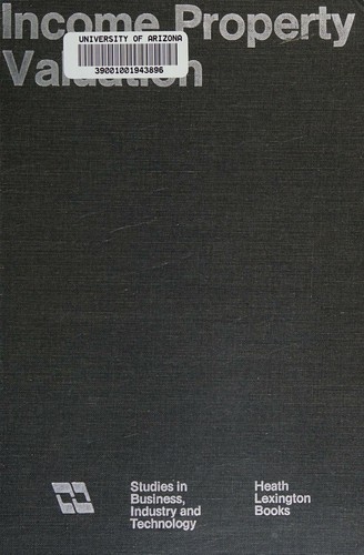 Cover for Income property valuation