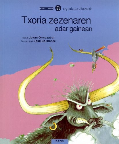 Cover for Txoria zezenaren adar gainean