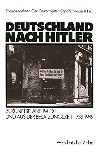Cover for Deutschland nach Hitler