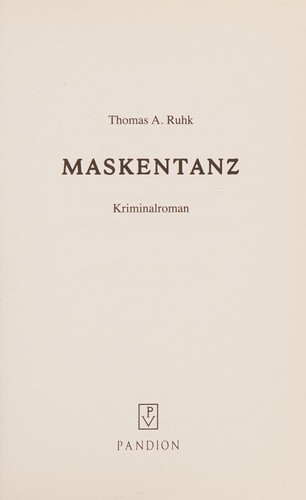 Cover for Maskentanz