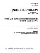 Cover for Energy conversion--2002