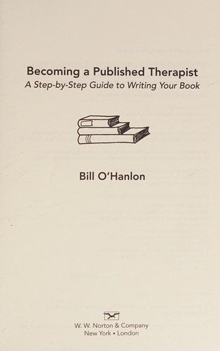 Cover for Becoming a Published Therapist