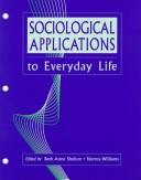 Cover for Sociological Applications to Everyday Life