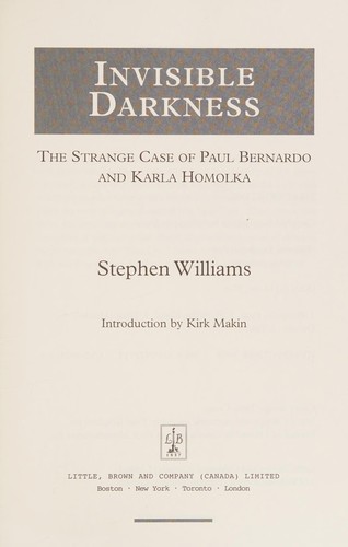 Cover for Invisible darkness