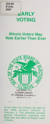 Cover for Early voting