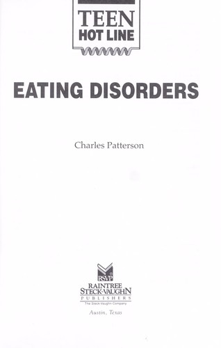Cover for Eating disorders
